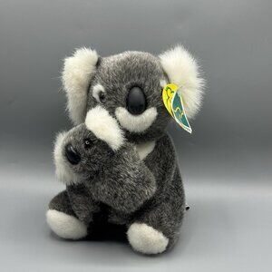 Marony Design Koala And Baby Plush 8" Australian Made Realistic Lifelike NEW